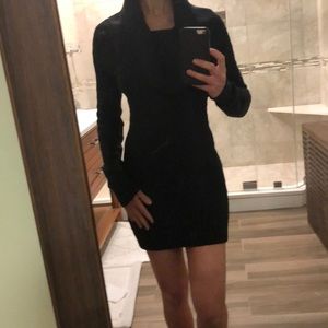 Guess sweater dress cowl neck